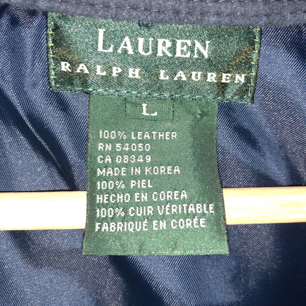100% Leather Ralph Lauren